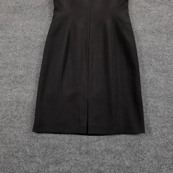 Classic Black Sheath Dress by Tahari Arthur S. Levine WMNS Size 8 Formal Lined - Picture 12 of 16